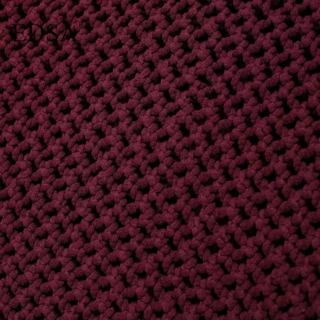 Burgund Knit Cardigan