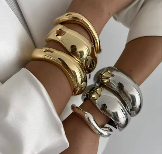 Bold Metal Cuffs